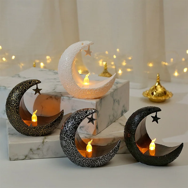 Sviečka držiaka hviezda Moon Style Candlestick Moderný romantický vianočný dom Svadobná večera Dekorácie Dodávky vianočné dekorácie
