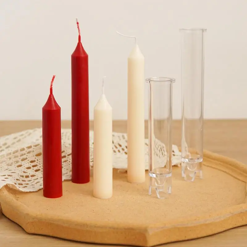 Sviečka s dlhým stĺpom Vyrábajúca pleseň 3D držiak zúženia sviečky na plnenie Plastové voňavé sviečky formy ručne vyrábané dekorácie