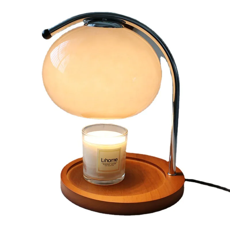 Sviečka teplejšia lampa s retro sklenenou sklenenou aromaterapiou topiacej voskovej lampy Domov voňavé nádoby Ohriečko Nárok
