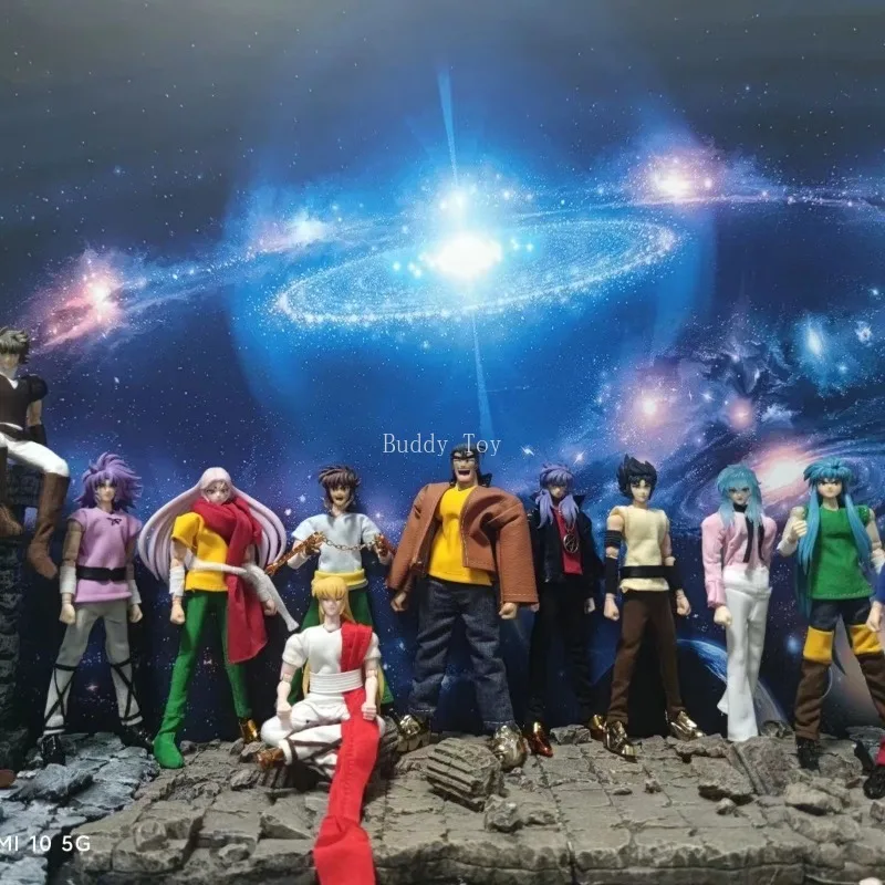 Svätá Seiya Mýtus Gold Saints Zodiac Andromeda Shun Ikki Phoenix Cygnus Hyoga Mufti Casual Clothess Doplnky iba hračky
