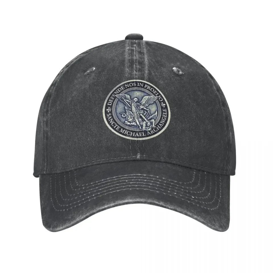 Svätý archanjel ortodoxný unisex baseballová čiapka zúfalé džínsové klobúky Cap Cap Classic Outdoor Activity nastaviteľné pokrývky hlavy