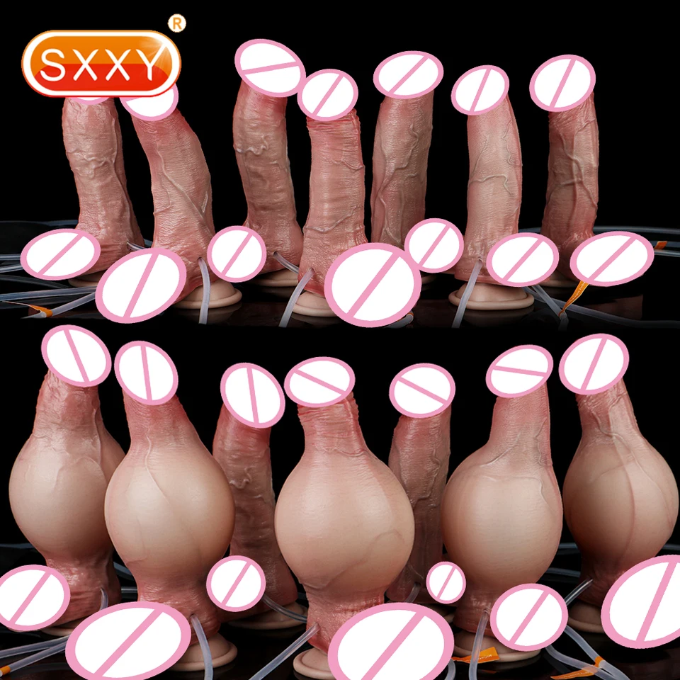 SXXY nafúknite striekajúcu análnu zástrčku so silným prísavím dlhým režimom umelého ejakulácie Penis Penis Sex Hračky pre ženy 18+