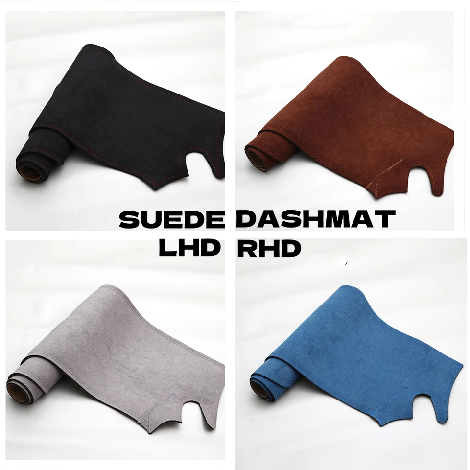 Sylingový štýl Suede Dash Mat kryje príslušenstvo pre ochranu podložky Dashmat Dashboard Pad pre Honda Civic Type-R EP3 2002 ~ 2005 2003 2004