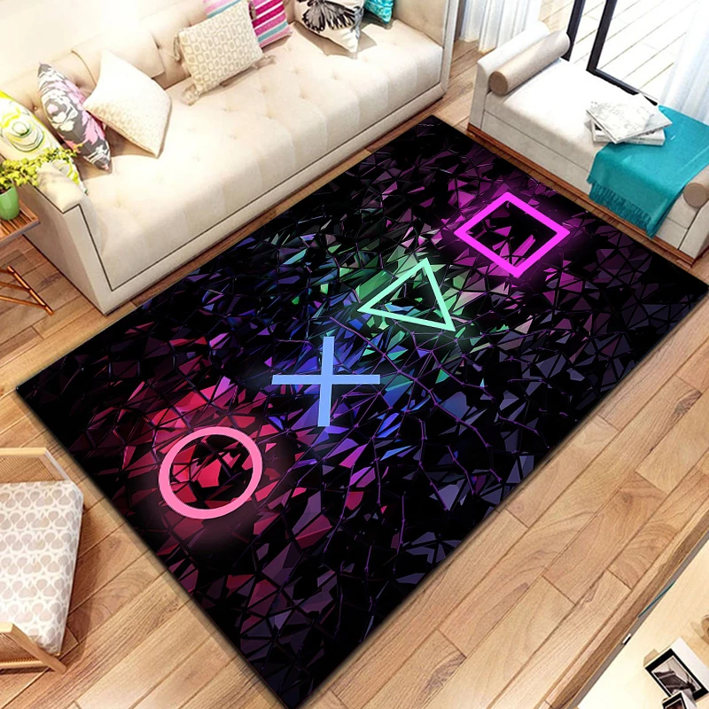 Symboly hernej konzoly Karty Game Koberce Teen Kawaii Obývacia izba Spál