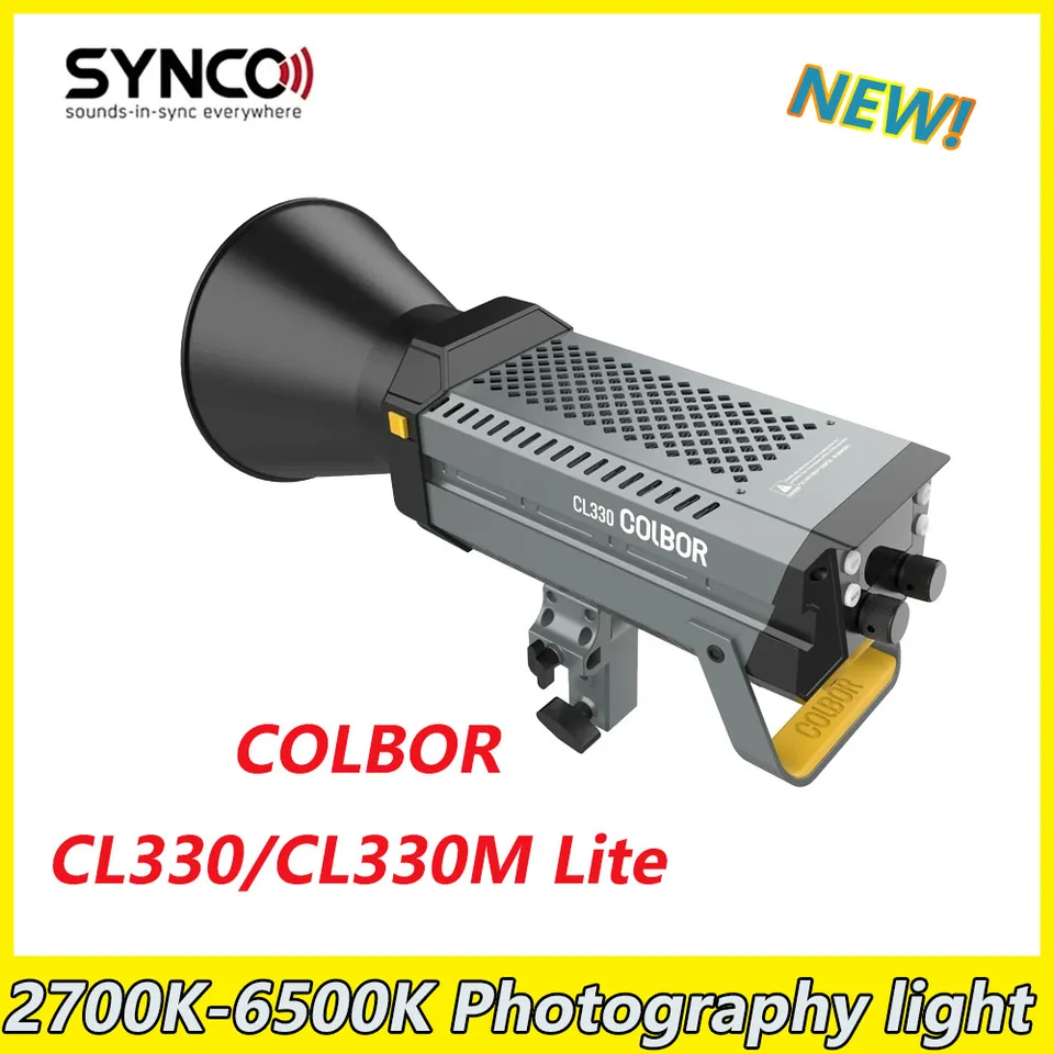 Synco Colbor CL330/CL330M LED LITE COB LIGLE 5600K 2700-6500K pre video Studio Photo Live Stream Outdoor Shooting