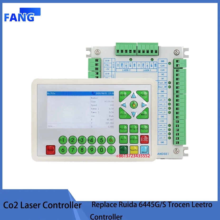 Systém DSP Controller TL-A4 Nahrádza Ruida 6445G/S TROCEN DERETRO RODILÁR pre CO2 laserové gravírovacie a rezacie zariadenie