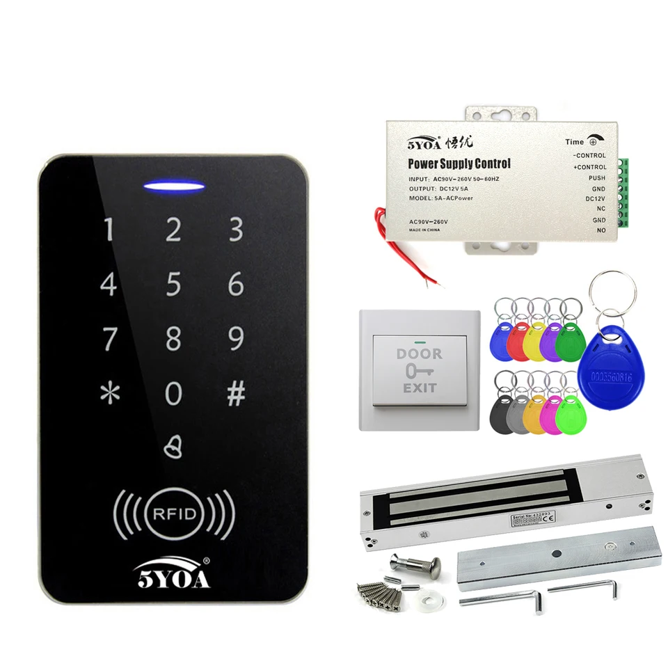 Systém riadenia prístupu Bezpečné elektronické otvárač domácich garáží Digitálna súprava eletric magnetický RFID inteligentný zámok dverí