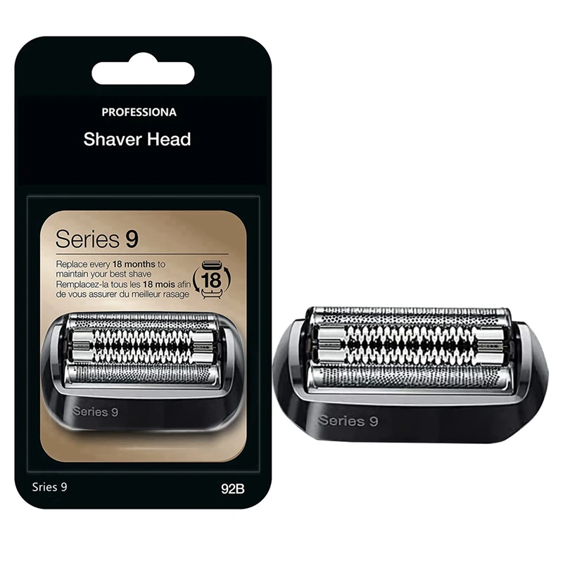 Séria 9 92B náhradná hlava kompatibilná s Braun Series 9 Electric Shaver 9290cc, 9291cc, 9370cc, 9293S, 9385cc, 9390cc, 9330s