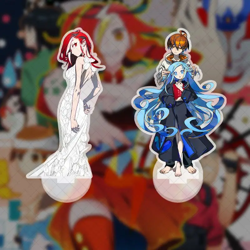 Séria Zaregoto Kunagisa Tomo Aikawa Jun Acryl Stand Figing Figing Accessories