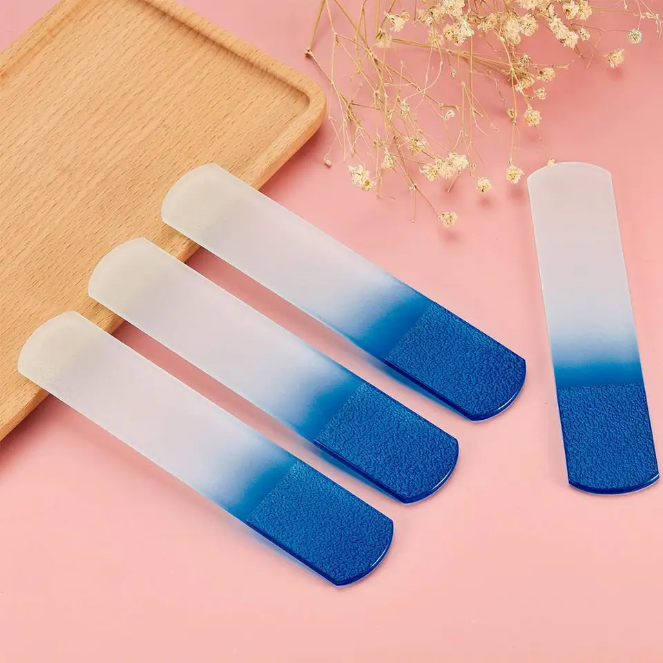 Súbor so sklenenými nohami - Krištáľový noha Callus Callus Remover, Rasp Pedikúrová, nástroj na odstraňovač tvrdej pokožky pre hladké ruky a nohy s nano