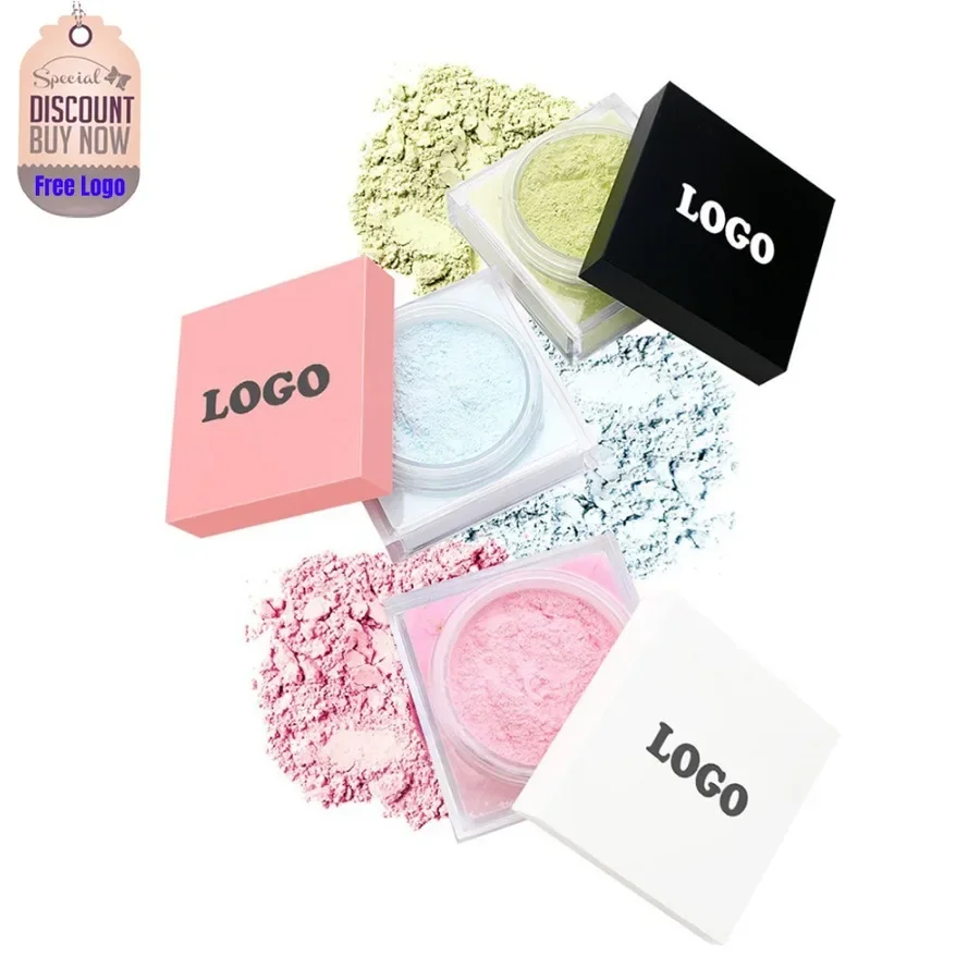 Súkromný štítok 10Colors Waterproof Latching Nastavenie práškového oleja Ovládanie dlhotrvajúceho potu odolného na matný povrchový prášok Prášok