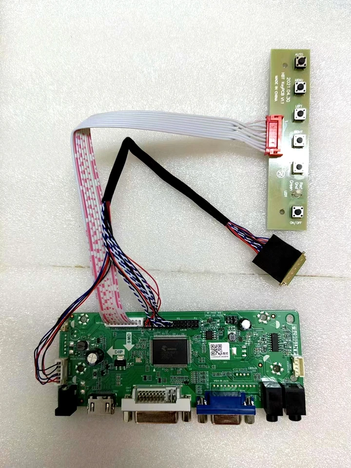 Súprava Monitorov riadiacej dosky YQWSYXL pre LTN156AT16 HDMI + DVI + VGA LCD LED ovládač ovládača obrazovky LED