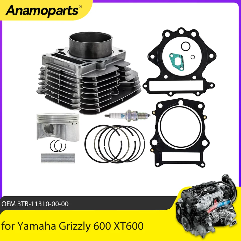 Súprava na tesnenie piestového valca pre motory pre Yamaha Grizzly 600 XT600 3TB-11310-00-00