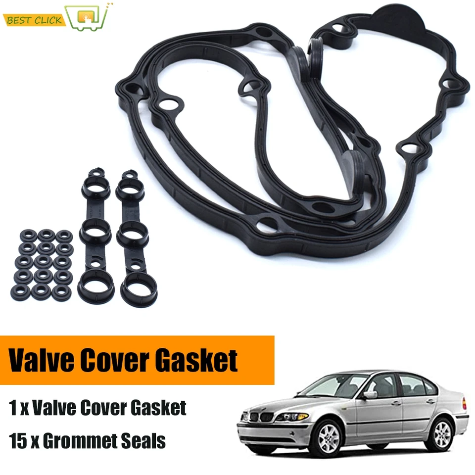 Súprava tesnenia motorového krytu s tesneniami s tesneniami pre BMW E36 E38 E39 E46 E53 E60 E83 330I 330XI 525I 530I 11129070990 11120030496