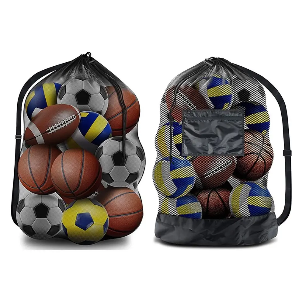 Sťahovanie športovej loptičky futbalové sieťové tašky basketbal batoh futbalového futbalového volejbalu SKLADU