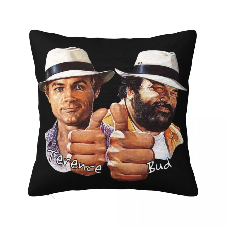 T Maglietta Uomo Donna Bud Spencer Terence Hill Tributo Buggycool Príležitostný hrdý unisex fash vankúš vankúš