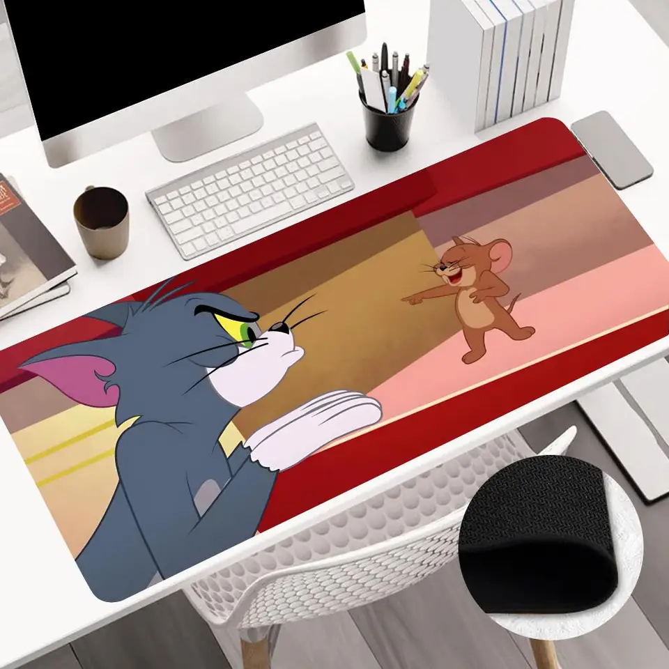 T-T-A-And J-Jerrys Miniso Mouse Pad Anime Game Mouse Pad počítačový pracovný pracovník Pad Office Koberec notebook myš