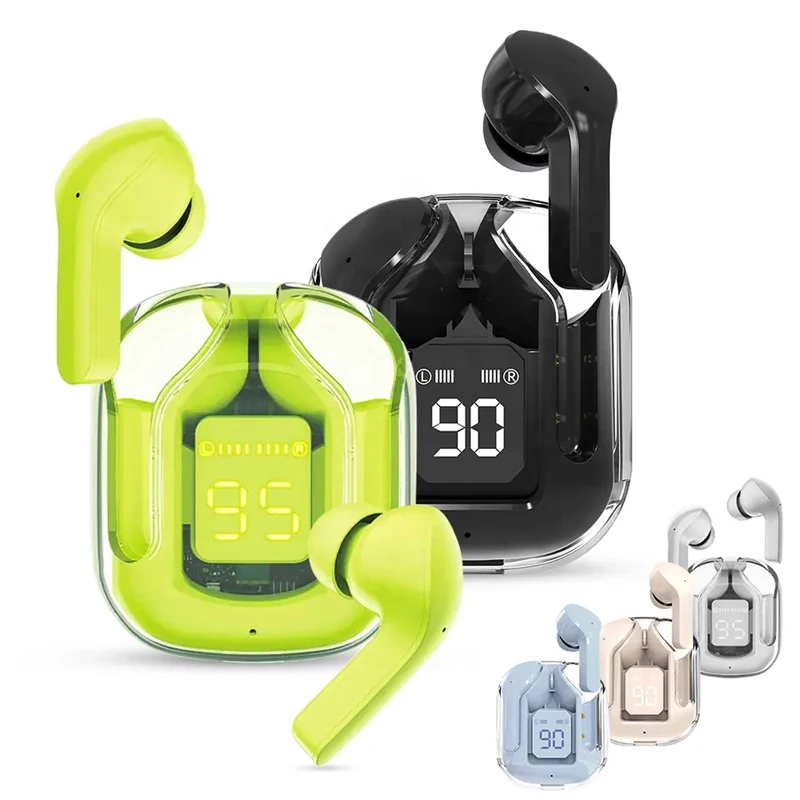 T6 TWS EarPuds Wireless Bluetooth 5.0 Sports Gaming Headsets redukcia šumu redukcie slúchadlá mikrofónov s slúchadlami LED displej