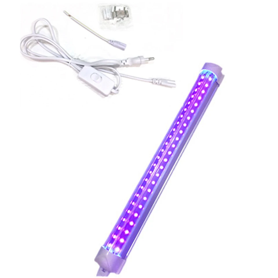 T8 Purpurová vytvrdzovacia lampa UV vytvrdzovacia lampa 395nm Purpurová vlnová dĺžka LED Fluorescenčná detekcia UV žiarovky UV žiarovka