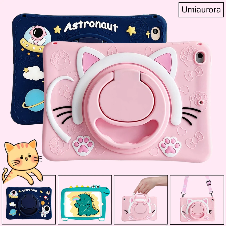 Tablet pre huawei Mediapad M5 Lite 8.0 T5 10 10.1 Karikatúra KILICON SILICON CRISP pre Matepad 10.4 T10 9.7 T10S SOCKOPPORT CASE