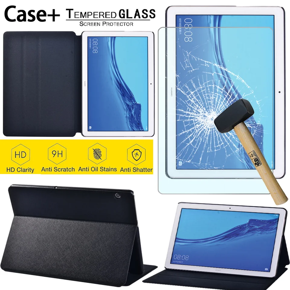 Tablet pre huawei Mediapad T5 10 10,1 palca vysokokvalitné flip kožené kryt