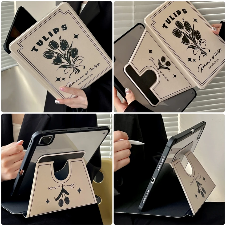 Tablet pre iPad Air 5. 4. generácia iPad 10.9 10. Gen 2024 Pro 13 12,9 11 iPad 10.2 9. 8. 7. 7. Gen Sleep Wake Cover