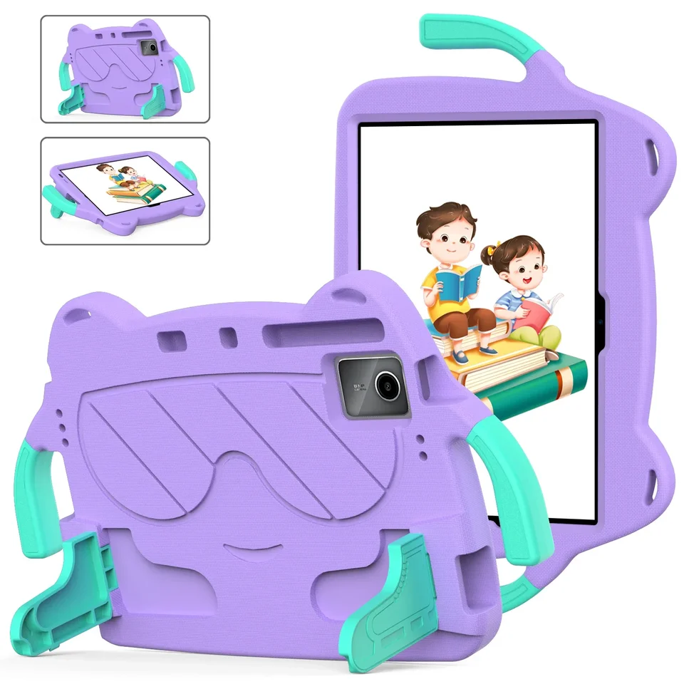 Tablet pre tablet pre baby medveď pre kartu Samsung Galaxy Tab A9 Plus 11 '' Tab A9 8.7 '' Tab A T500/T505 s nárazovou odolnou ＆ stojan EVA