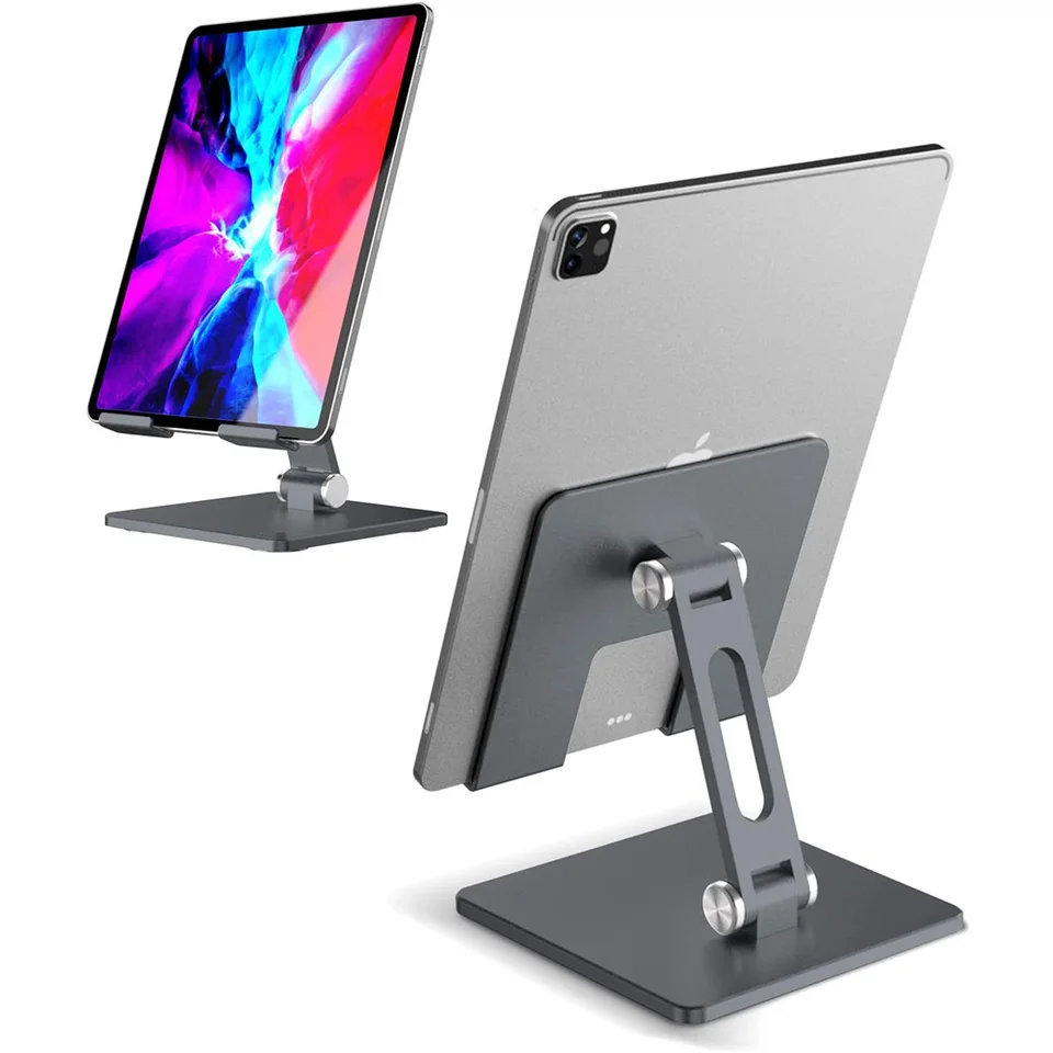 Tablet Stand Desktop Nastaviteľná skladacia držiak Dock Dock Cradle pre iPad Pro 12.9 11.2 Air Mini 2020 Samsung Xiaomi Mi Pad Huawei
