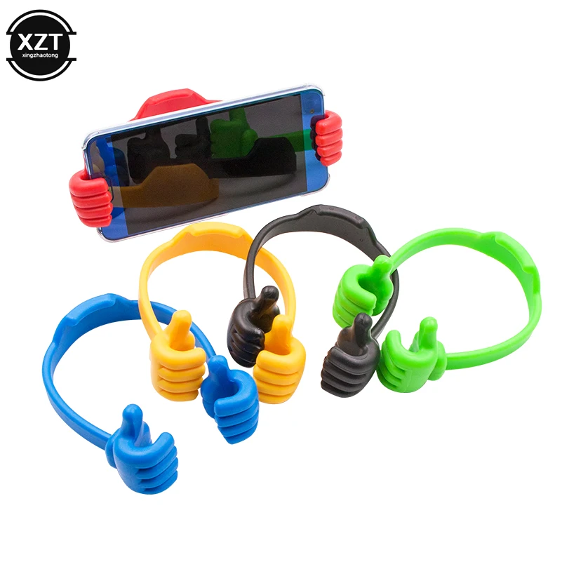 Tablet Tablet Stand Farebné nastaviteľné palce stojace stolové stoly držiak na stolné počítače Mount Universal pre iPhone iPad tablet
