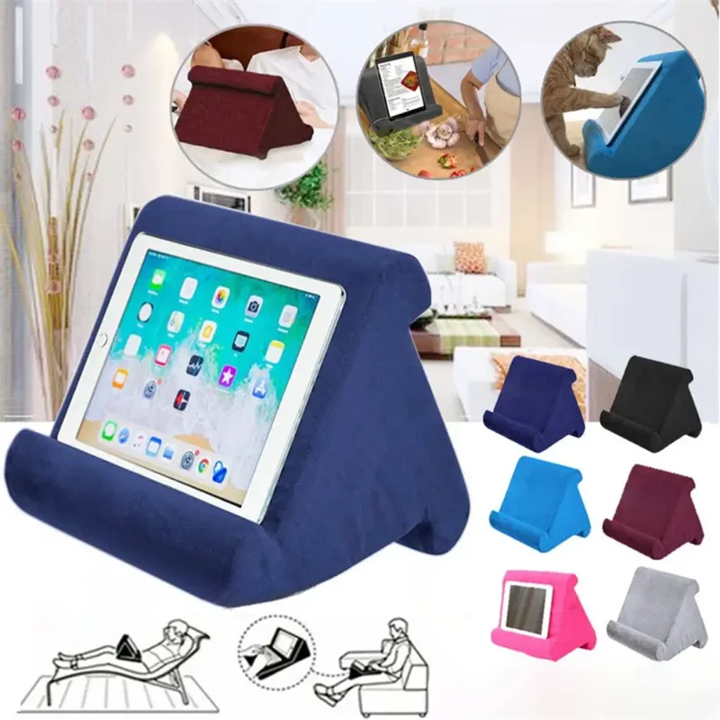 Tablet vankúšový stojan Multifunkčný tablet stojan na tablety vankúš pre držiak pre laptop pre laptop podporuje držiak na lôžko, držiak na posteľ