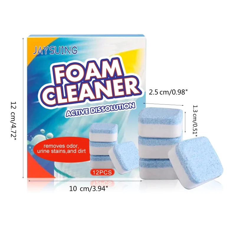 Tablety na čistenie toaletnej misky Dezodoritor Deodorizátor žltý remover remover domov kvapka