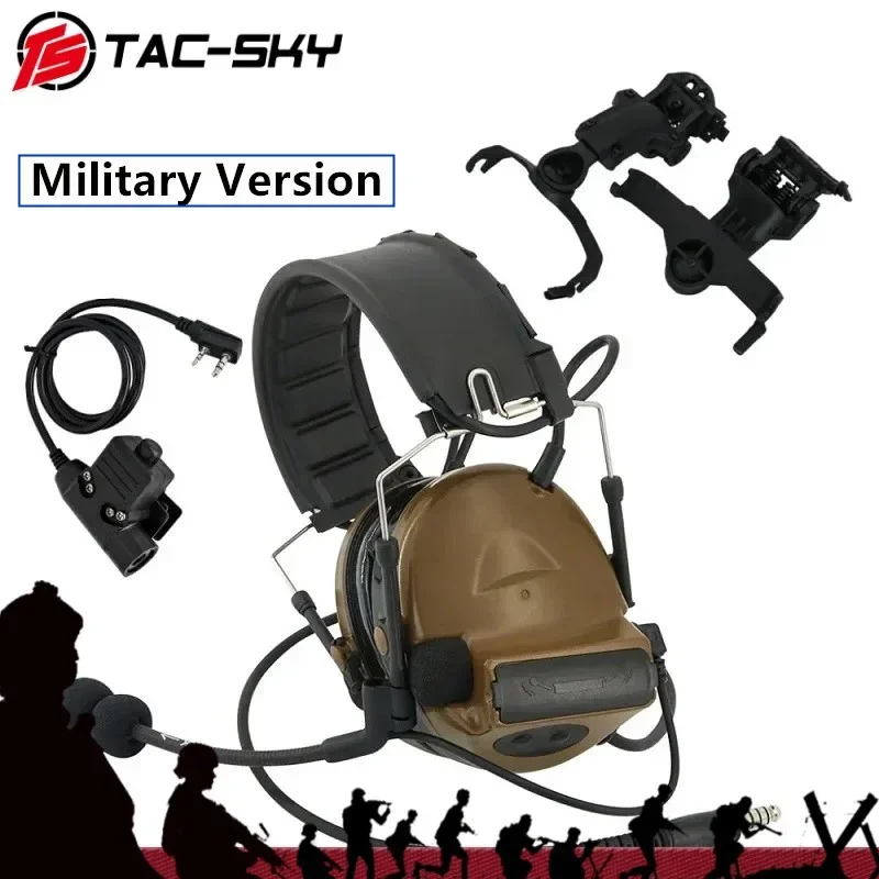 TAC-Sky COMTA 2 TACTICKÉ ZADNITEĽNOSTI ZAMESTNENIA ZOBRAZENIE ZOBRAZENIA AIRSOFT AIRSOFT WEZU94 PTT a ARC RAIL Adapter pre TAC /PELTORCOMTA