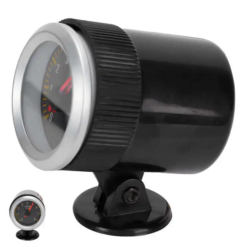 Tachometer 52 mm/2,05in 0-8000 ot./min. Ukazovateľ panela uhlíkových vlákien 12V Univerzálny pre 4 6 8 valcových motorov SUV Automatické príslušenstvo