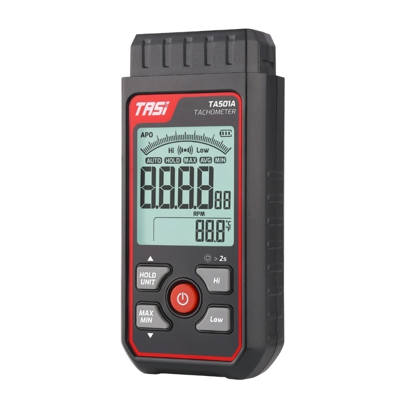 Tachometer bezkontaktný tester meter digitálny displej vrecká na motorové kolesá na výrobu meracieho laboratória laboratórny výskum
