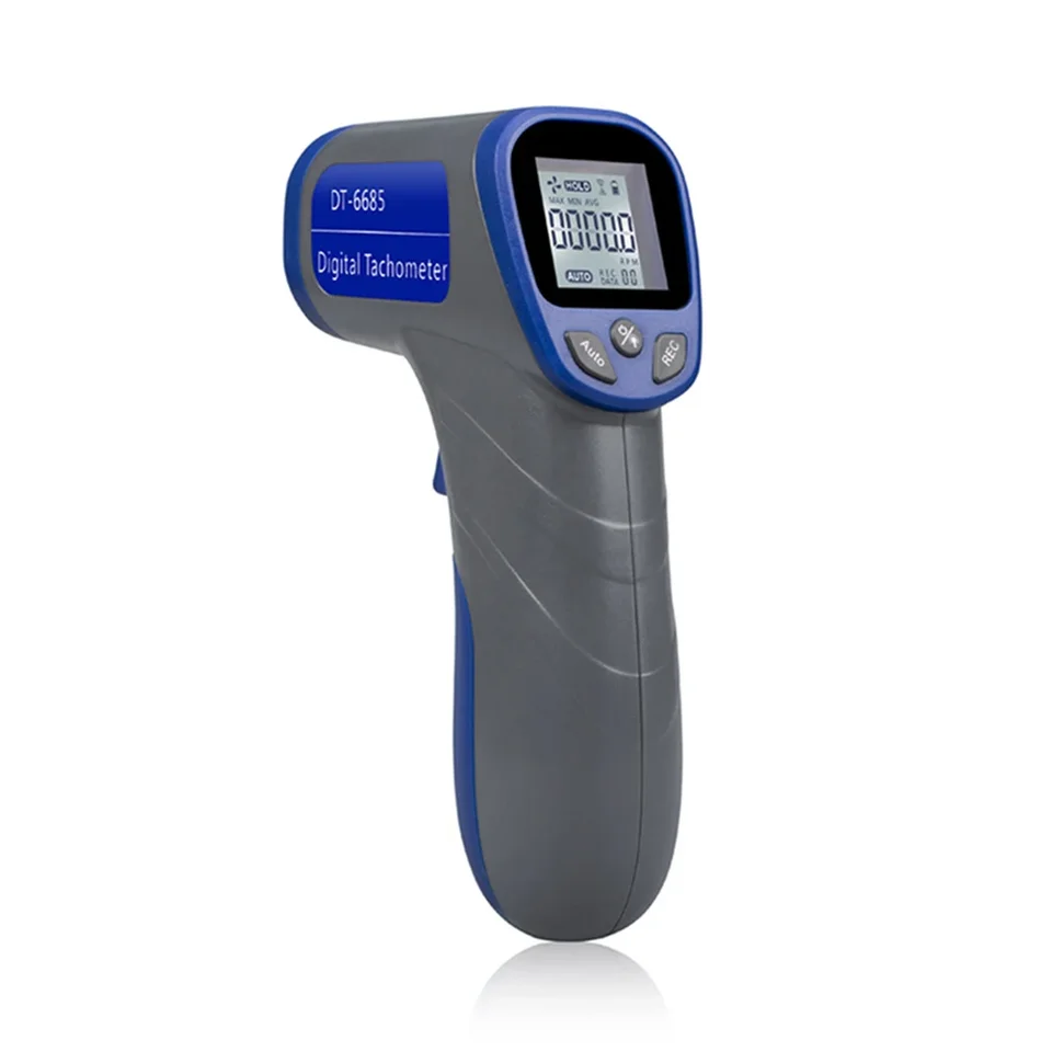 Tachometer nekontaktný digitálny snímač rýchlosti merania až 99999 ot / min s maximálnym zaznamenaním a minimálnej hodnote