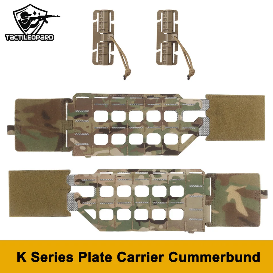 Tactical Molle Cummerbund K Series Sightweight Breet Rýchle uvoľňovacie platne nosič s háčikom a slučkou pre K19 Kz Hunting Vesta