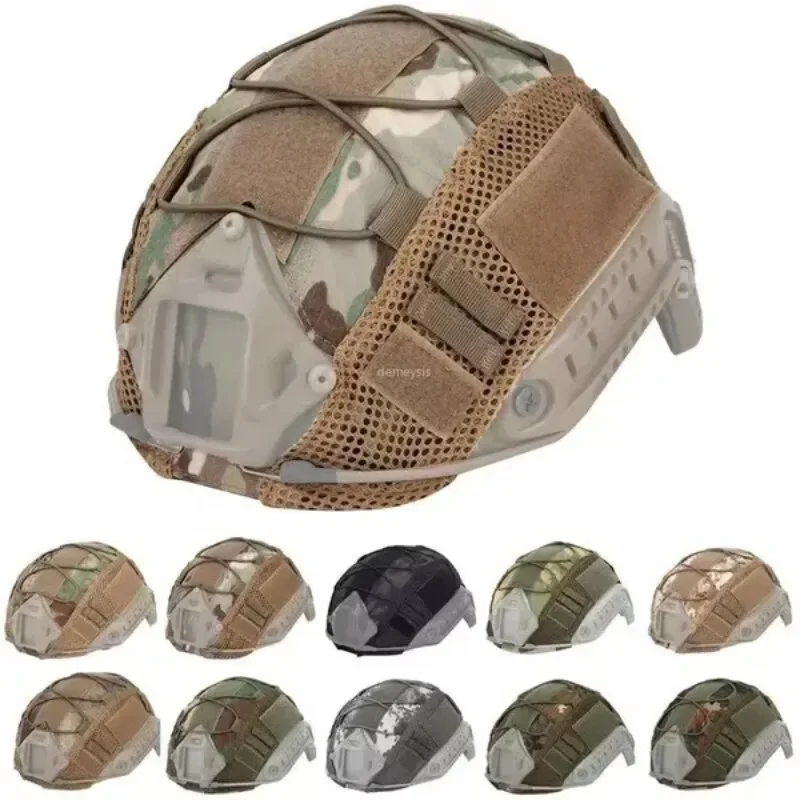 Tactická prilba pokrytia pokrytia prilby na prilbu s elastickou šnúrou pre príslušenstvo pre prilbu Airsoft Paintball Helme