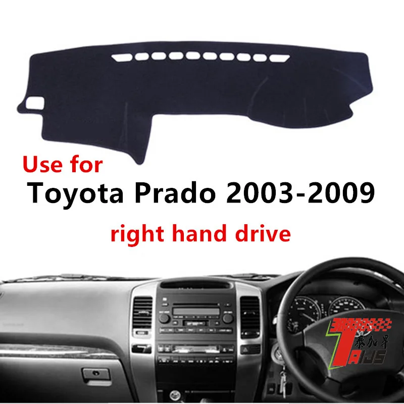 Taijs Factory Dobrá kvalita Toyota Auto Príslušenstvo automobilový kryt pre dashboard pre toyota Prado 2003-2009 04 05 06 07 08