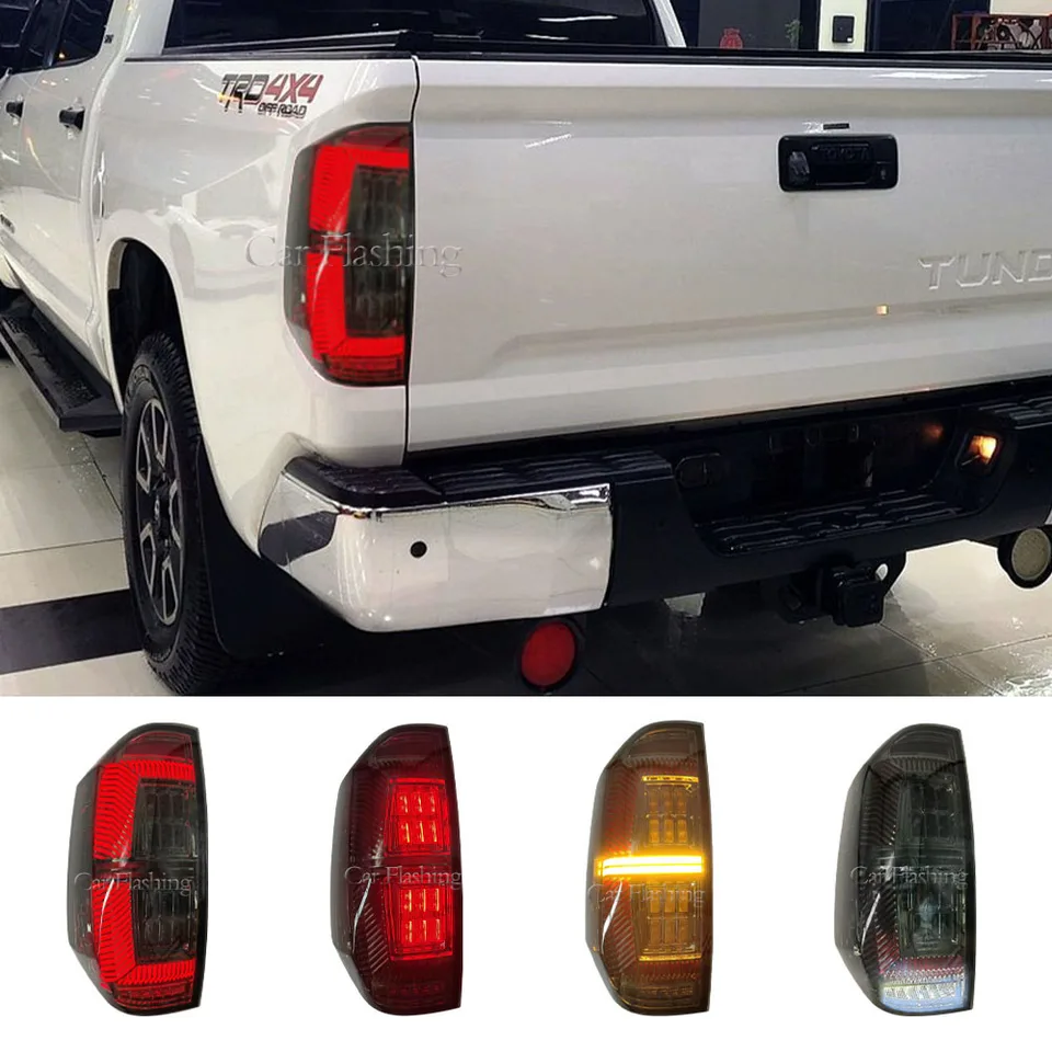 Taillight Tail Light LED pre autá pre Toyota Tundra 2014 2015 2016 2017 2018 2019 2020 2020 Zadná brzdová lampa Revers
