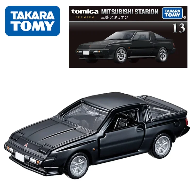 Takara Tomy Tomica New Premium TP13 Mitsubishi Starion zliatiny Hračky motorové vozidlo Diecast Metal Model Darček pre deti