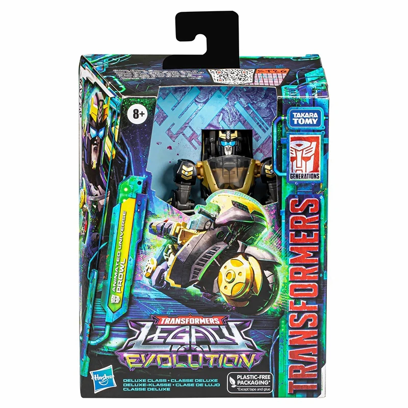 Takara Tomy Transformers Toys Legacy Evolution Animovaný vesmír Prowl Deluxe Trieda 5.5-palcová akčná figúrka darček F7193
