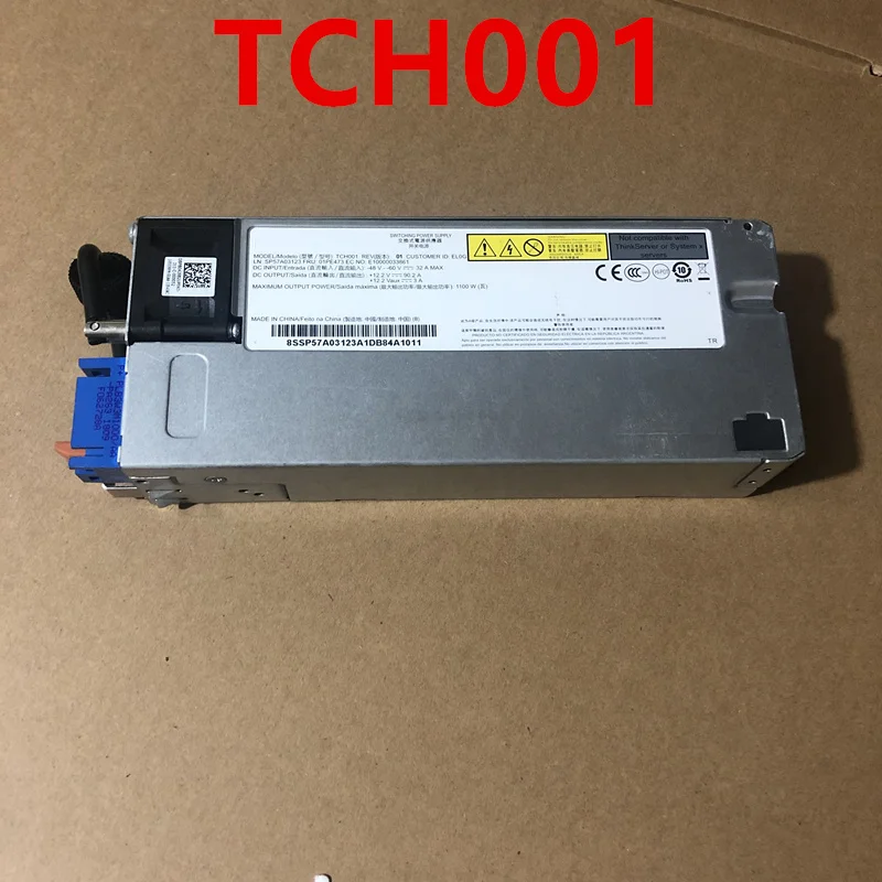 Takmer nový originálny napájací zdroj pre spoločnosť Lenovo Thinksystem SR860 DC 1100W pre SP57A03123 TCH001