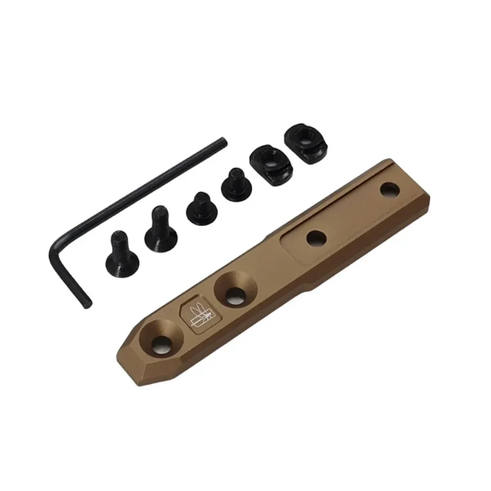 Taktická baterka držiak Airsoft Metal offset Dragonfly Base Fit Mlok KeyMod Surefire M300 M600 Lovecká zbraň Light Bočná koľajnica