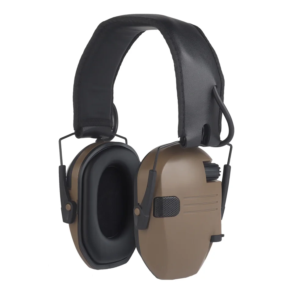 Taktická elektronická snímacia náhlavná súprava Viacnásobné redukcie hluku upravujú poľovnícke hry Airsoft Games Služné headety 3,5 mm