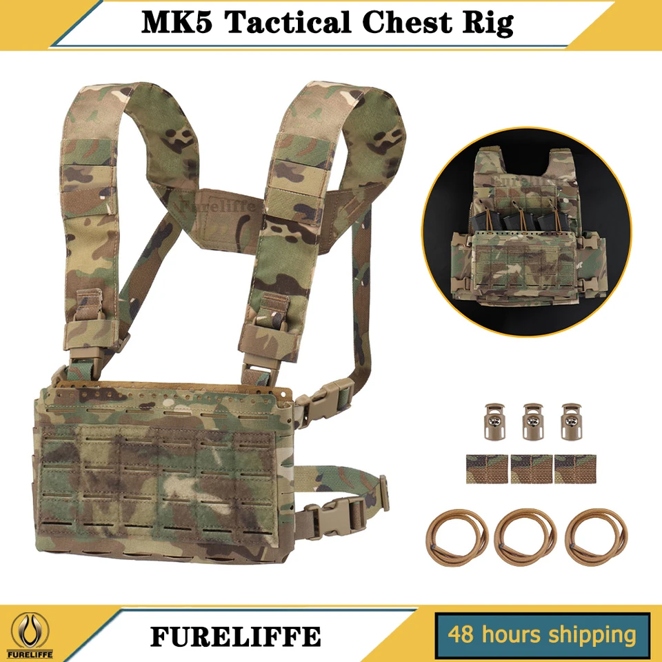 Taktická rig na hrudi MK5 MAG VACH Spiritus Molle System Micro Fight Chassis Front Panel JPC Plate Carrier Airsoft Gear