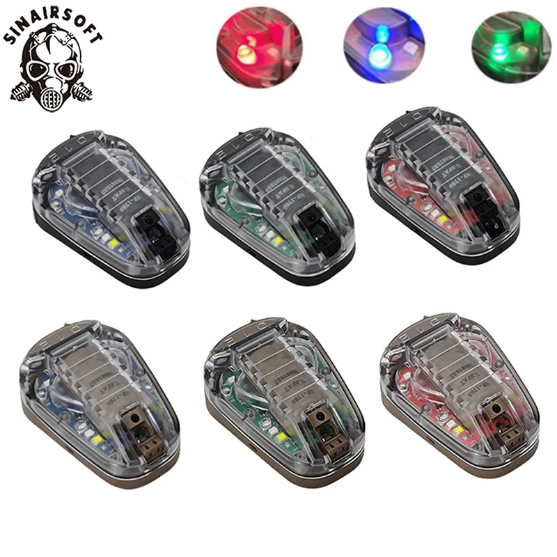 Taktická rýchla prilba Star6 Survival Bezpečnostné bleskové svetlo strobe tri generácie Ladybird Light s vodotesnou loveckou cyklistikou