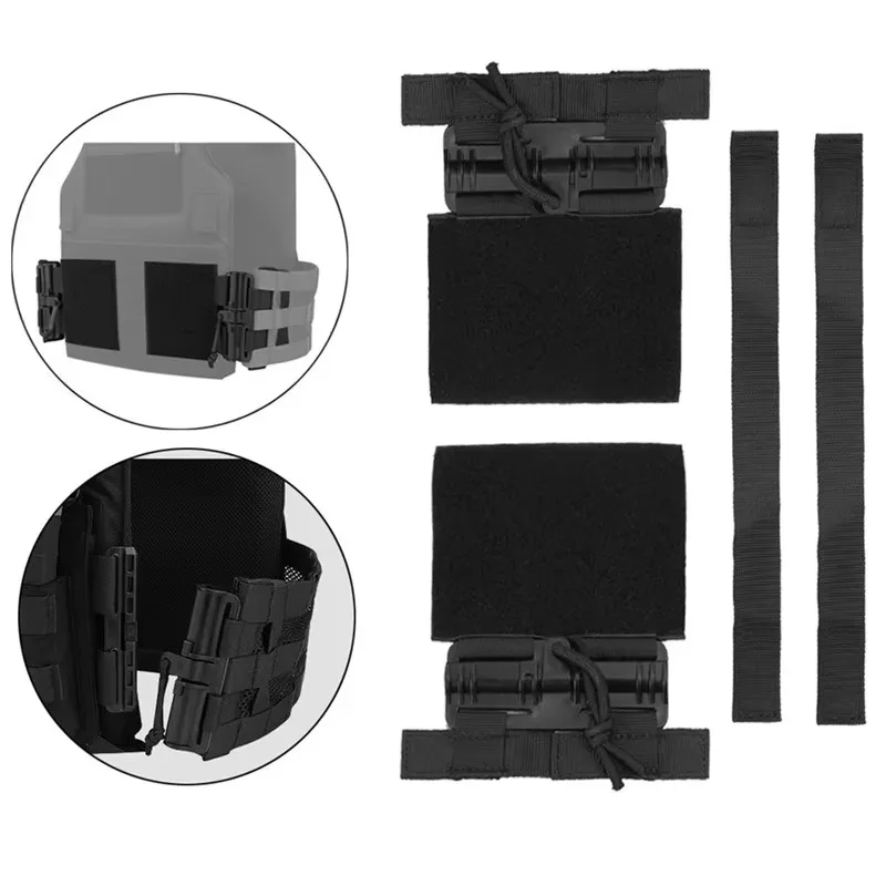 Taktická súprava vesty súprava Outdoor Airsoft Hunting Paintball Game Molle Demonset Buckle Set Rýchle uvoľňovanie Systém pre JPC