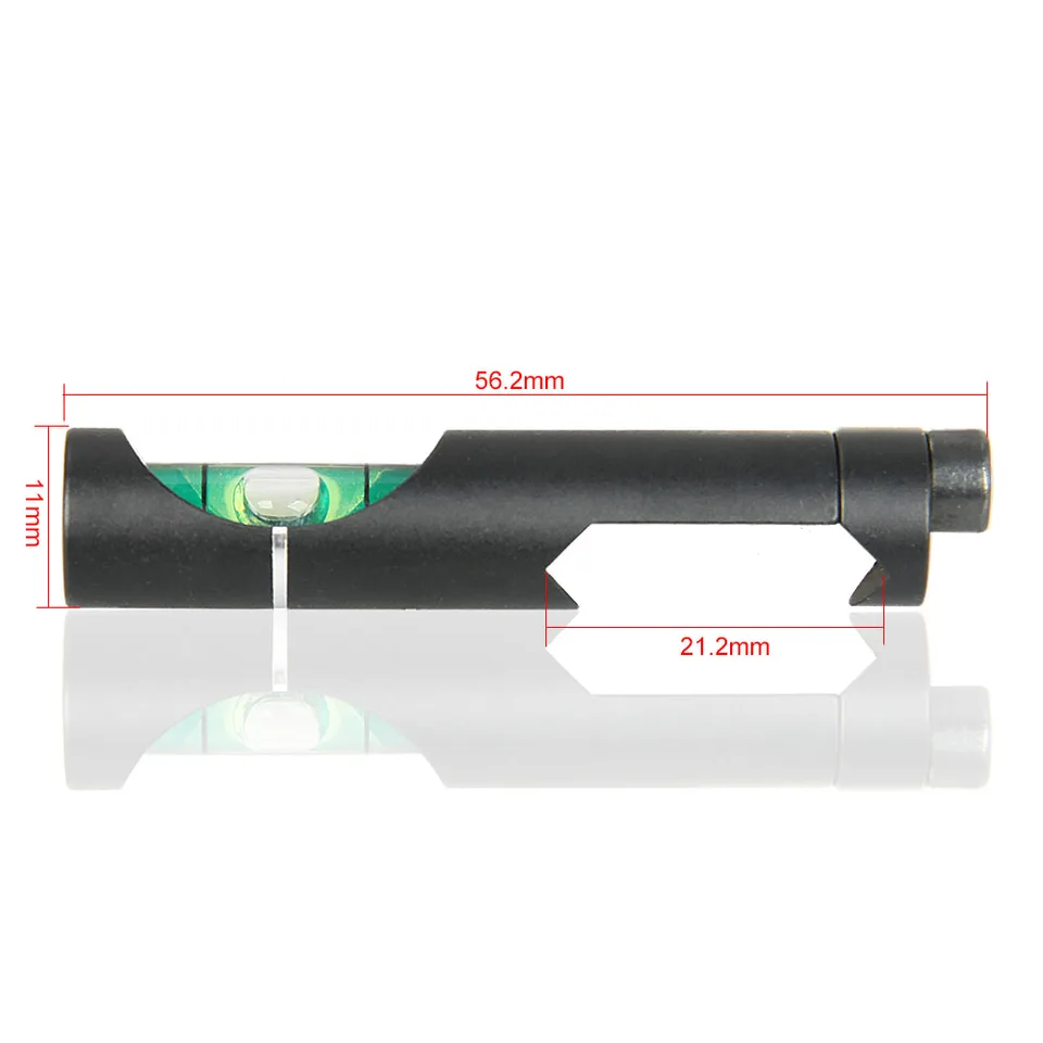 taktická úroveň bubliny Airsoft Guns Rifle Puter Scope Mount pre 11 mm Picatinny Weaver Rail 25/30 mm