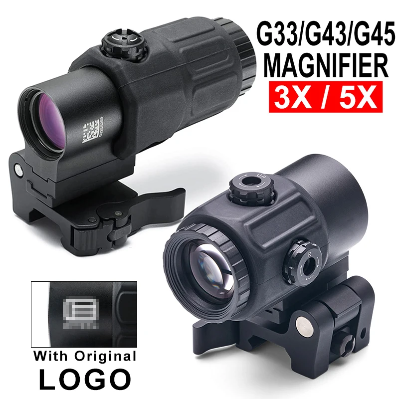 Taktické G33 G43 3x LUGGIVER SVER SVIETÁRNE SPOLÍVANIE STRÁNKA FLOW G45 5X MINIFIERS PRE 558 556 553 HOLOGRAFIC REFLESD RED DOT MIMPS