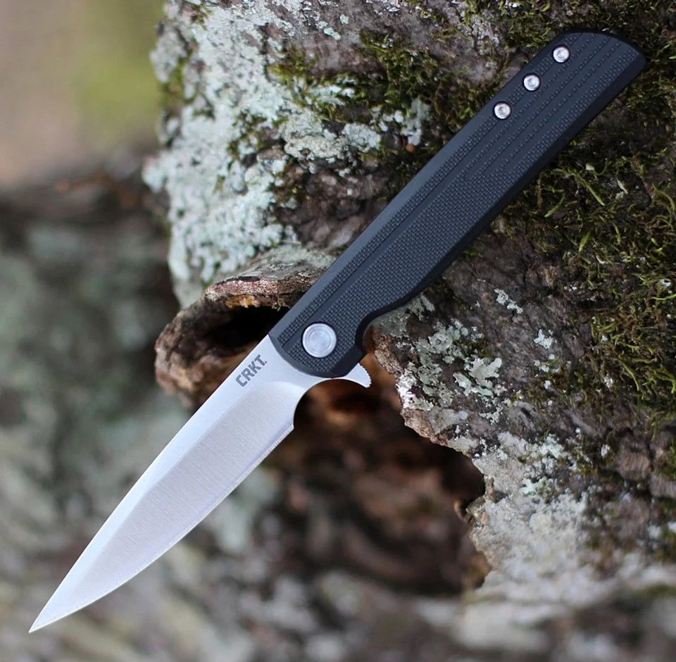 Taktické nože CRK 3801 prežitie Flipper EDC skladací nôž 8cr13mov oceľový bod kvapky Blade G10 Hadzby vreckový nôž multitool
